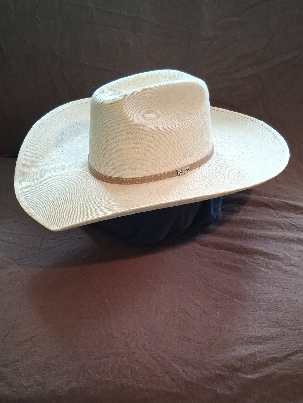 Atwood Hat Co. "Swenson" Palm Leaf Cowboy Hat Size 6 3/4